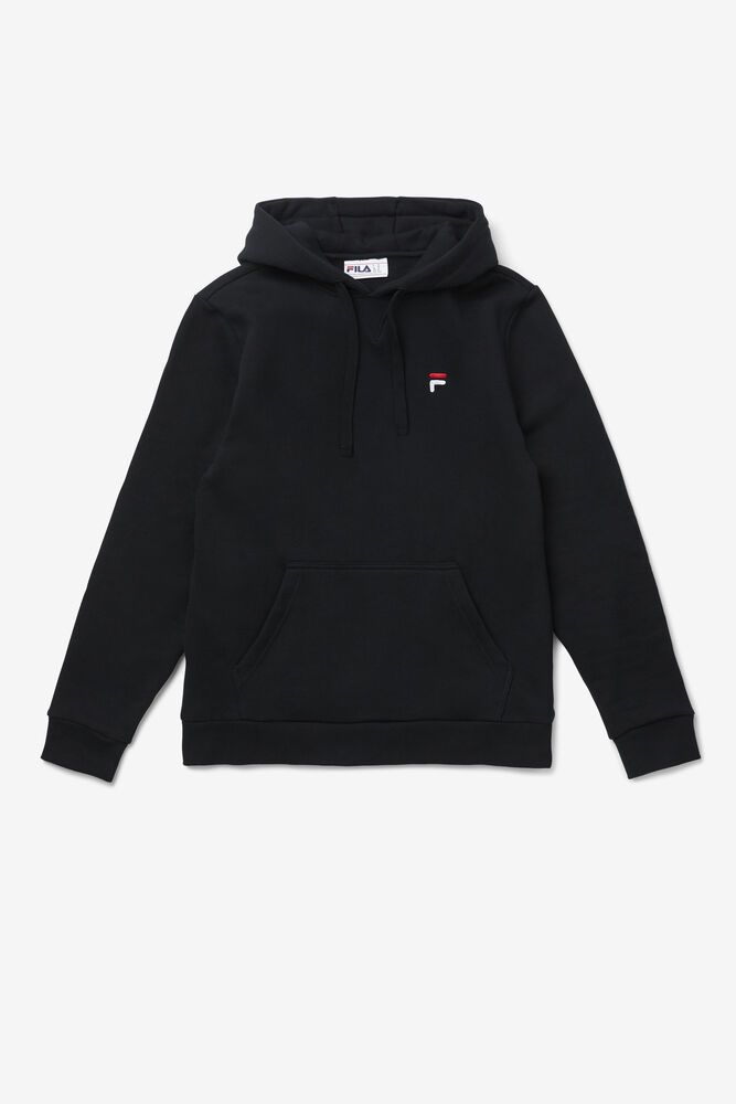 Fila Hoodie Mens Black Luka - Ireland 40923-ZBHA